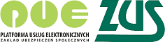 Logo Platforma Usług elektronicznych ZUS